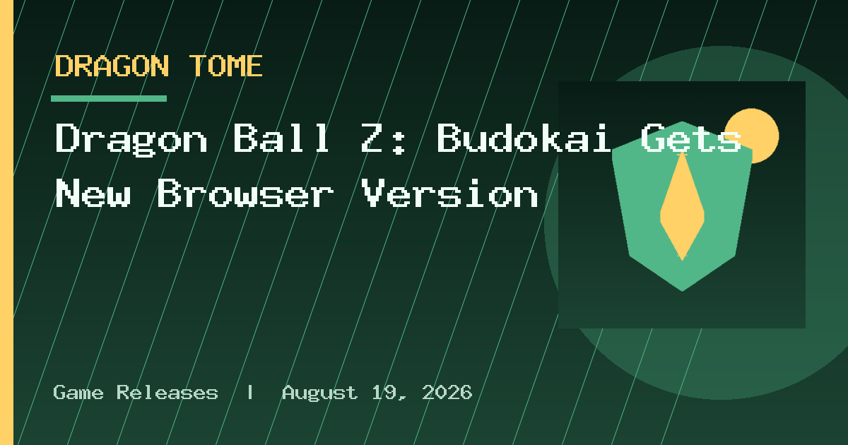 Dragon Ball Z: Budokai Gets New Browser Version