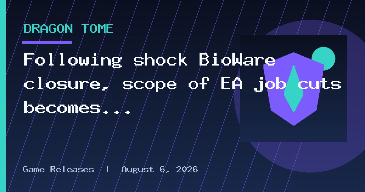 Following shock BioWare closure, scope of EA job cuts becomes clear as layoffs