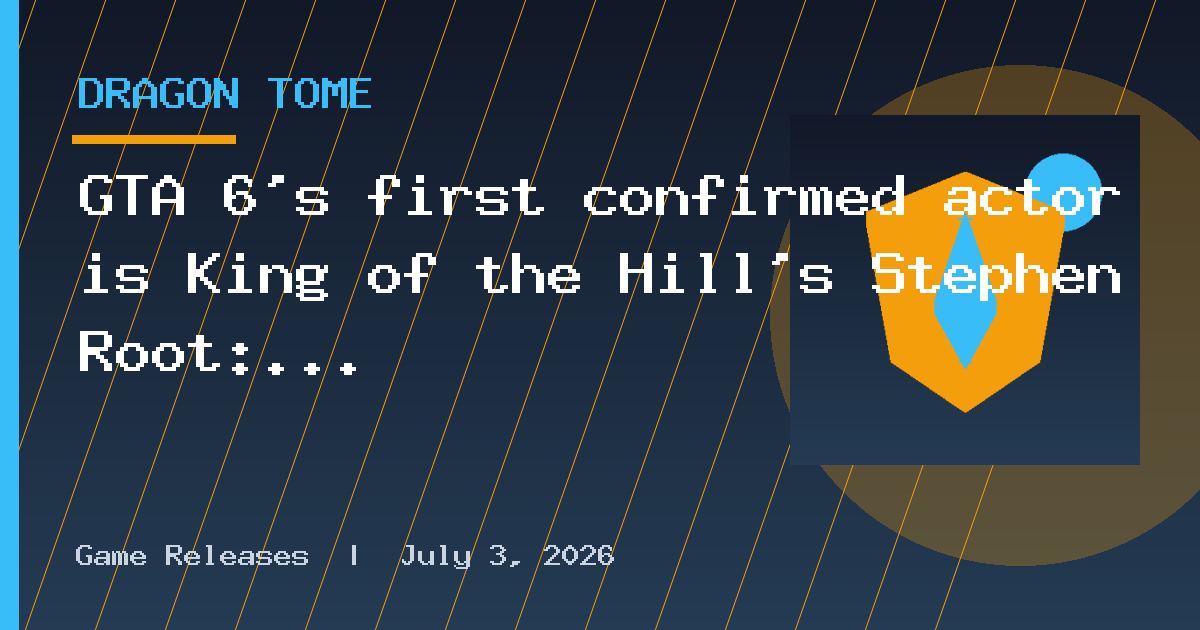 GTA 6's first confirmed actor is King of the Hill's Stephen Root: "It's