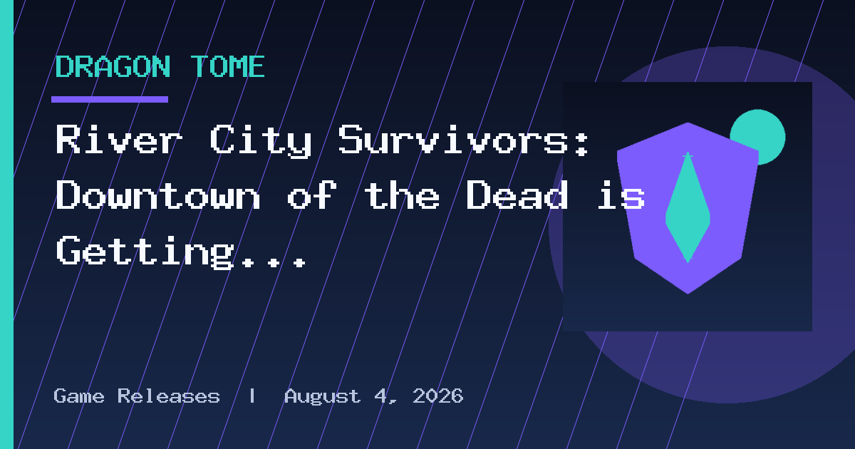 River City Survivors: Downtown of the Dead is Getting a Double Dragon Revive